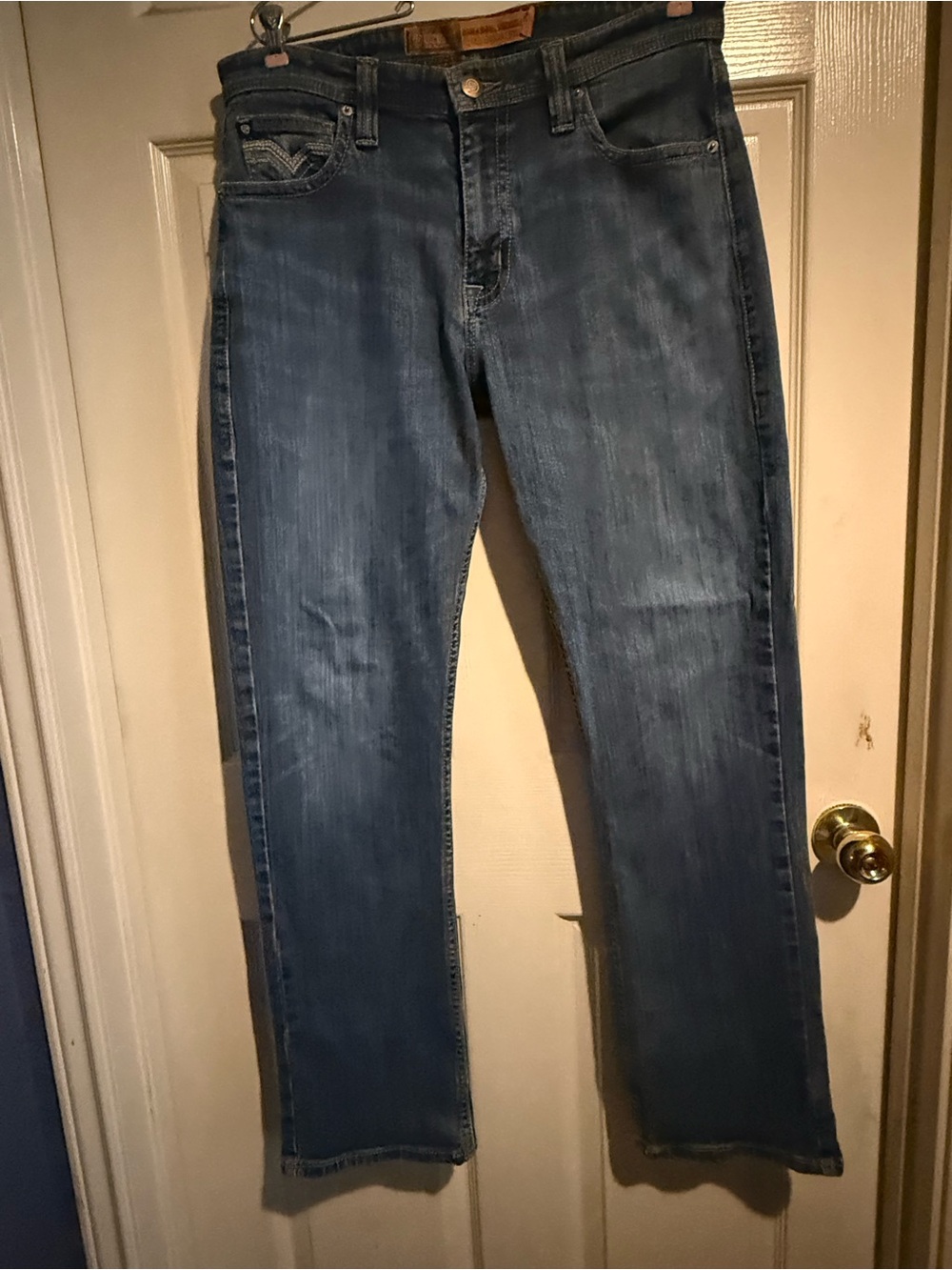 Rock n Roll Relaxed Fit Men's Jeans in Faded Blue - Classic Casual